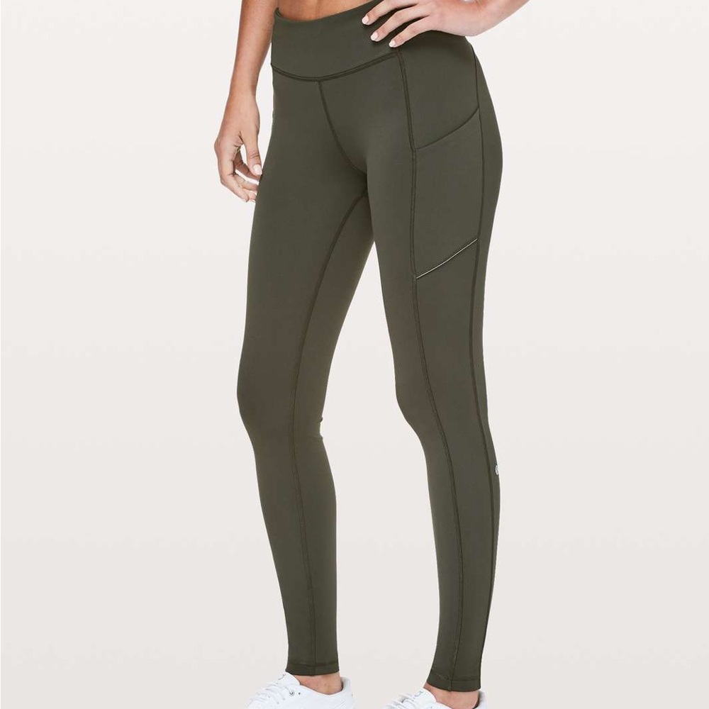 Lululemon Athletica Green Performance Leggings